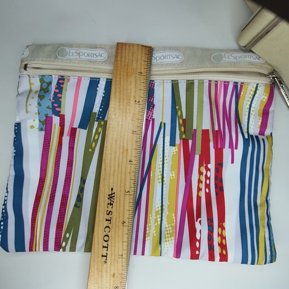 Lesportsac striped large messenger bag - Picture 11 of 14
